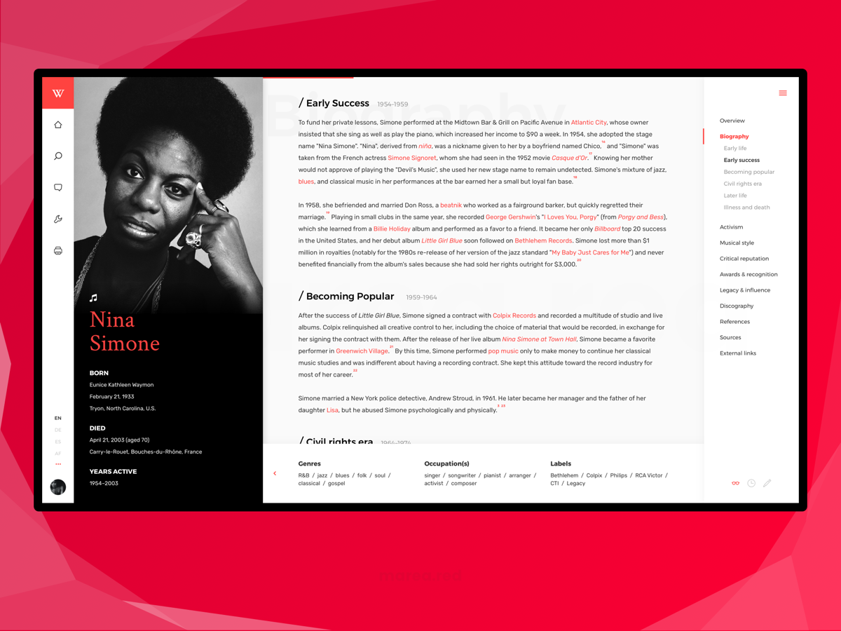 Instagram photo - Wikipedia ReDesign Challenge